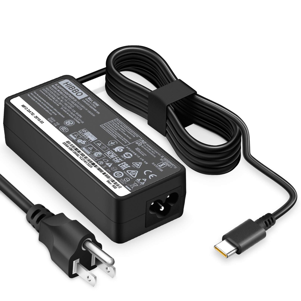 CARGADOR LENOVO TIPO C 65W ORIGINAL NUEVO 